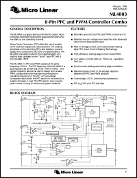 ML4803IP-1 Datasheet