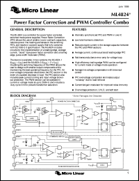 ML4824CP-1 Datasheet