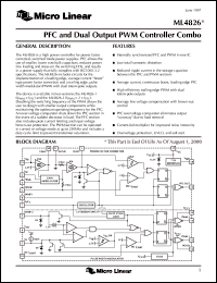 ML4826CP-1 Datasheet