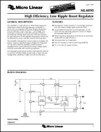 ML4890CS-T Datasheet