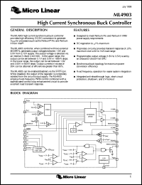 ML4901CS Datasheet