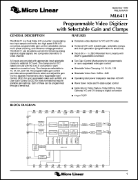 ML6411 Datasheet