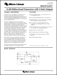 ML65F16245CR Datasheet