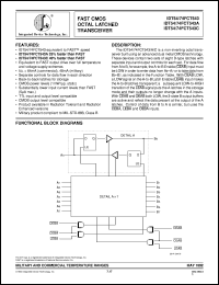 IDT74FCT543CTPYB Datasheet