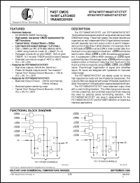 IDT54FCT16543CTPFB Datasheet