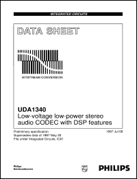 UDA1340M/N1 Datasheet