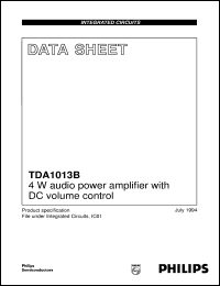 TDA1013B/N2 Datasheet