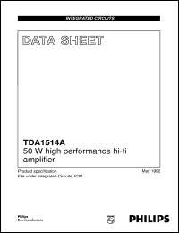 TDA1514A/N7 Datasheet