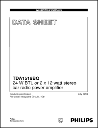 TDA1518BQ/N6 Datasheet