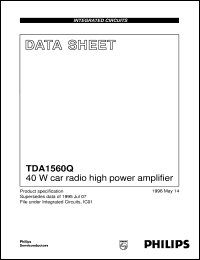 TDA1560Q/N4 Datasheet