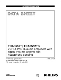 TDA8552T/N1 Datasheet