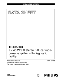 TDA8560Q/N1/S10 Datasheet