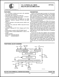 IDT7210L30JB Datasheet