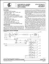 IDT54FCT88915TT100PY Datasheet