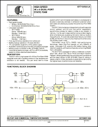 IDT7134LA35L48 Datasheet