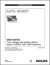 UDA1344TS/N2 Datasheet