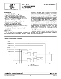 IDT74FCT163501PV Datasheet