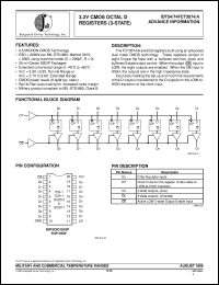 IDT54FCT3574ASOB Datasheet