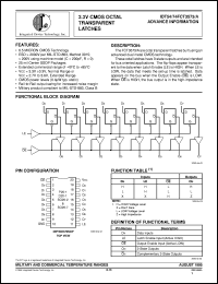 IDT54FCT3574AD Datasheet