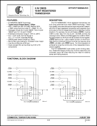 IDT74FCT163952BPVB Datasheet