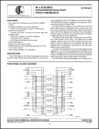 IDT7M1024S25GB Datasheet