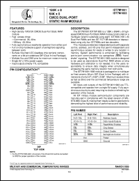 IDT7M1001S40CB Datasheet