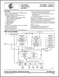 IDT79R308133FDB Datasheet
