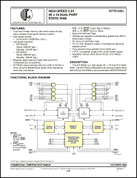 IDT70V24S25PFI Datasheet