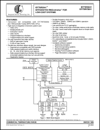 IDT79RV304133J Datasheet