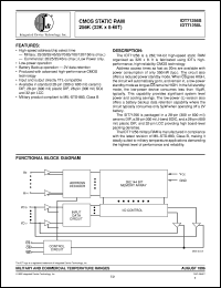 IDT71256S120DB Datasheet