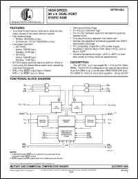 IDT7015S25PF Datasheet