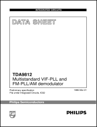 TDA9812T/V1 Datasheet