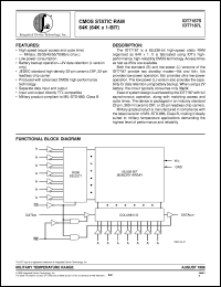 IDT7187L85L22B Datasheet