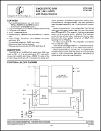 IDT6198L85LB Datasheet