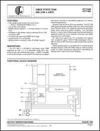 IDT7188S25DB Datasheet