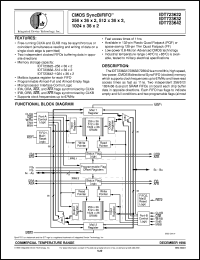 IDT723642L30PF Datasheet