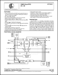 IDT723611L30PF Datasheet
