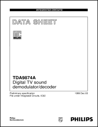 TDA9874AH/V2 Datasheet