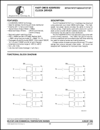 IDT54FCT162344CTPVB Datasheet