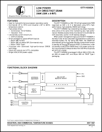 IDT71V256SA20TP Datasheet