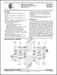 IDT72815LB20BG Datasheet