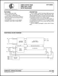 IDT71256SA15PZ Datasheet