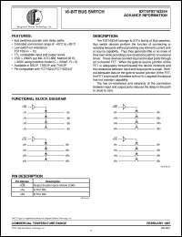 IDT74163244PV Datasheet