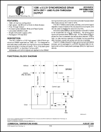 IDT71V509S66Y Datasheet