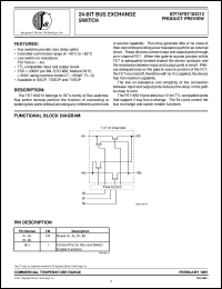 IDT74FST16163213PF Datasheet