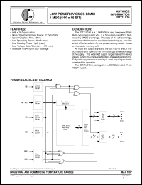 IDT71L016L70PH Datasheet