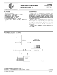 IDT71T024L200PZI Datasheet