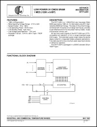 IDT71L024L100PZ Datasheet