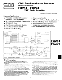 FX214J Datasheet