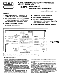 FX826J Datasheet